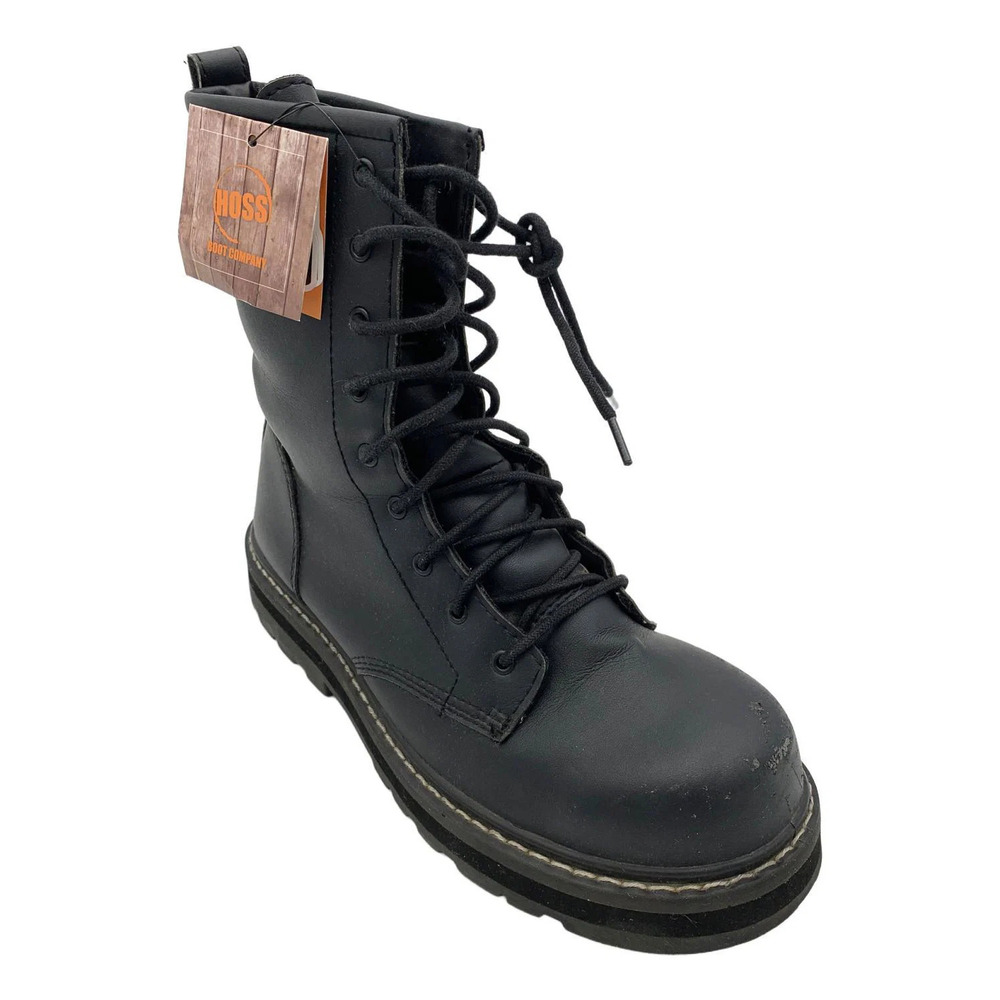 Hoss Men's Carson 6 Inch Composite Safety Toe Boot Black - Medium